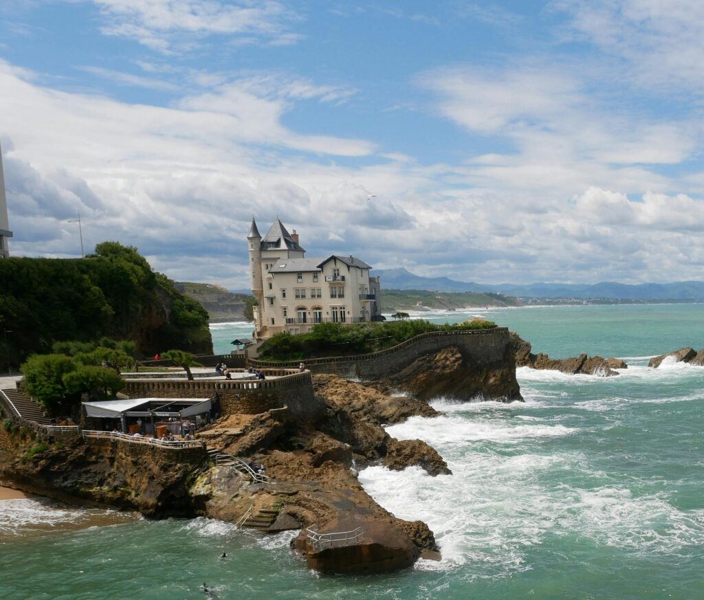 A View of the Villa Belza in France